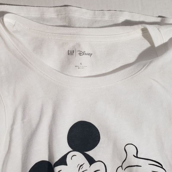 GAP Mickey Mouse Graphic White Tank Top - Picture 5 of 5